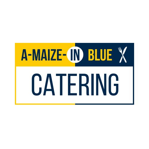 A-Mize-In Blue Catering Logo